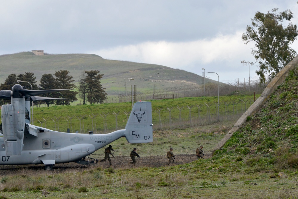 U.S. Marines demonstrate infantry capabilities