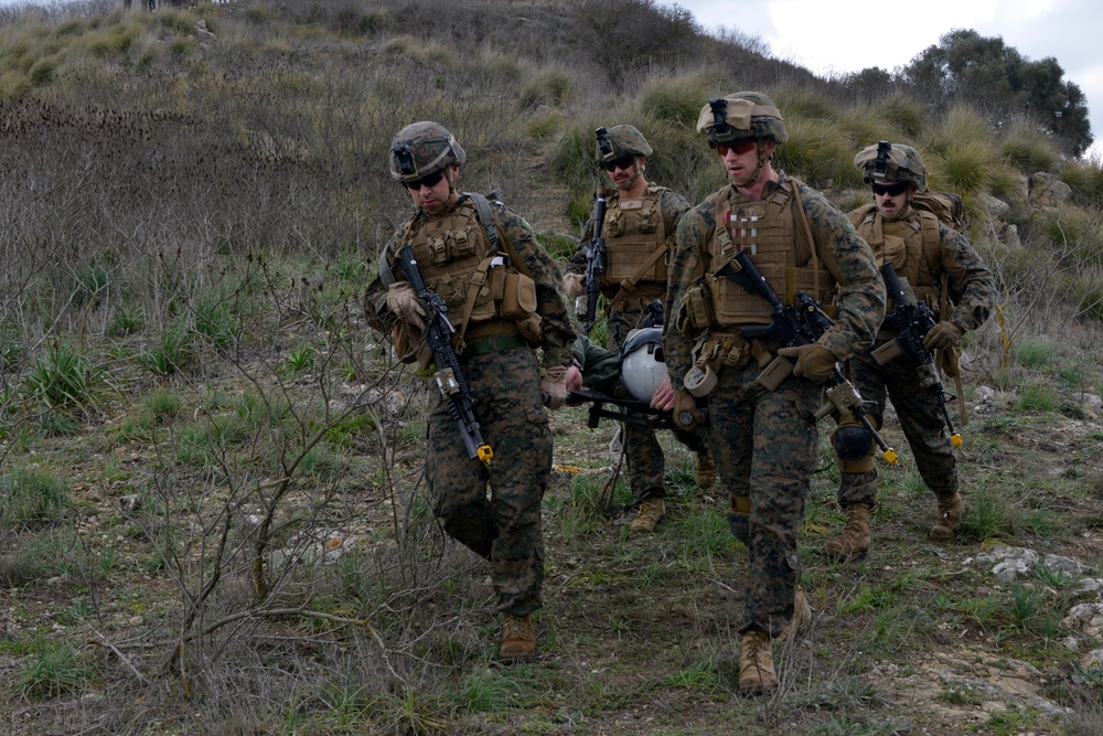 U.S. Marines demonstrate infantry capabilities