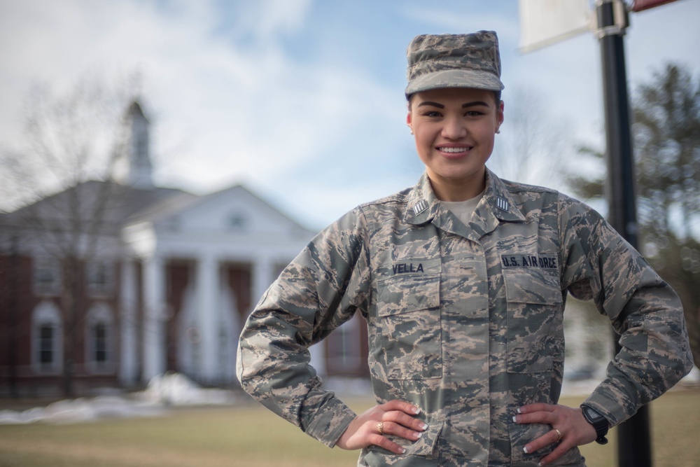 Air Force cadet travels down a winding path to reach her goals