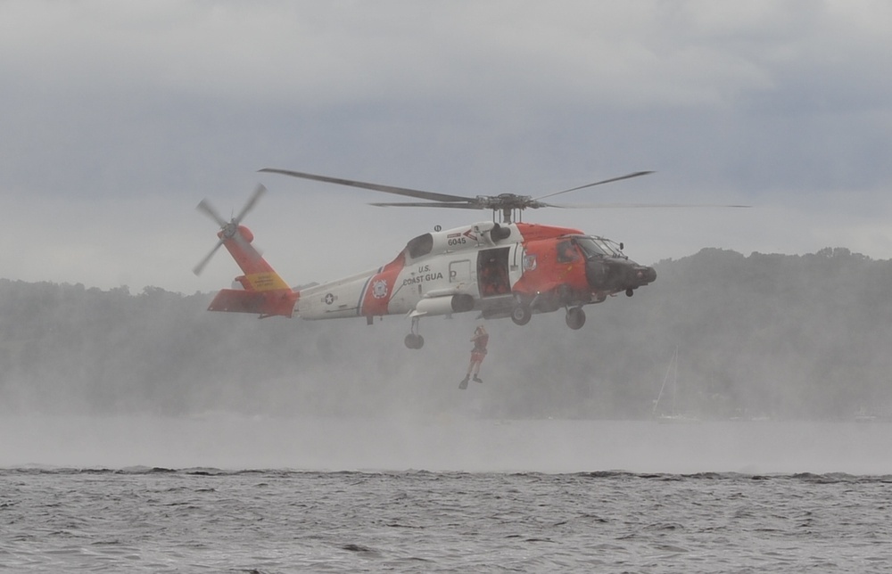 Coast Guard water rescue demonstration at National Cherry Festival Air Show