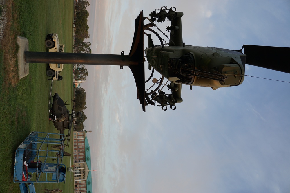 Helicopters swapped at Fort Stewart main gate