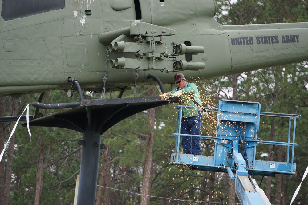 Helicopters swapped at Fort Stewart main gate