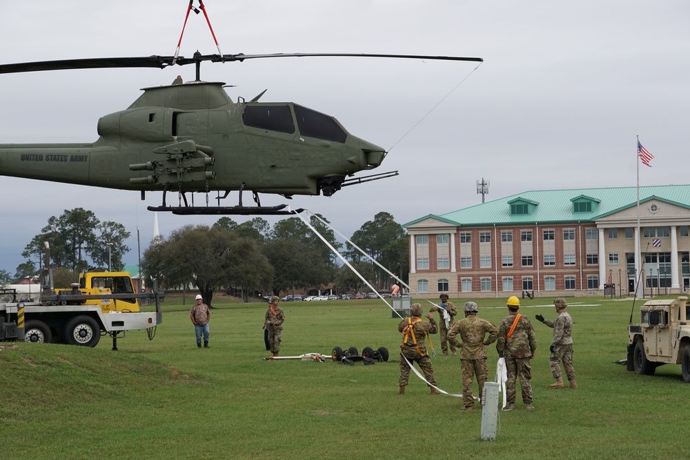 Helicopters swapped at Fort Stewart main gate