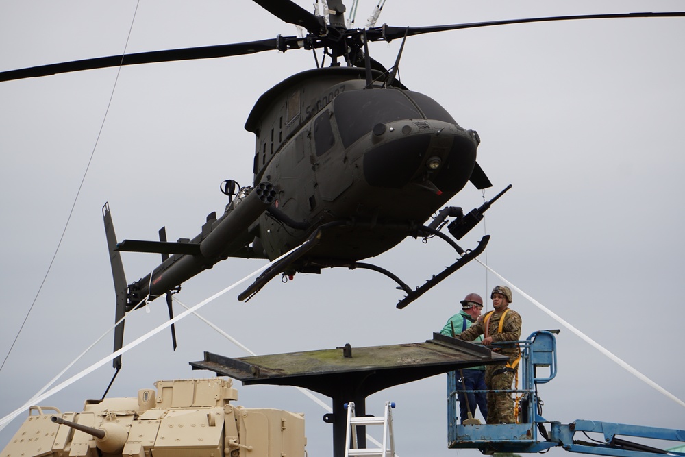 Helicopters swapped at Fort Stewart main gate