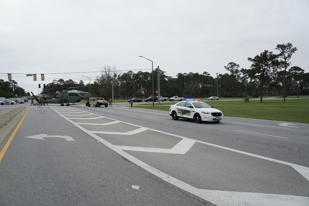 Helicopters swapped at Fort Stewart main gate