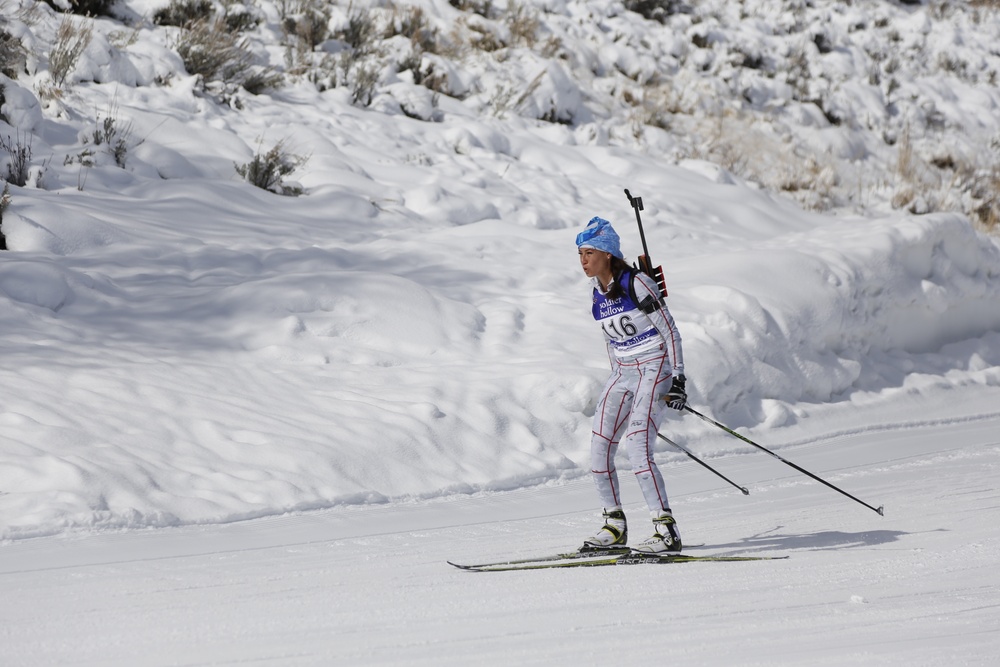 Sprint race day for 2018 CNGB Biathlon Championships in Soldier Hollow, UT