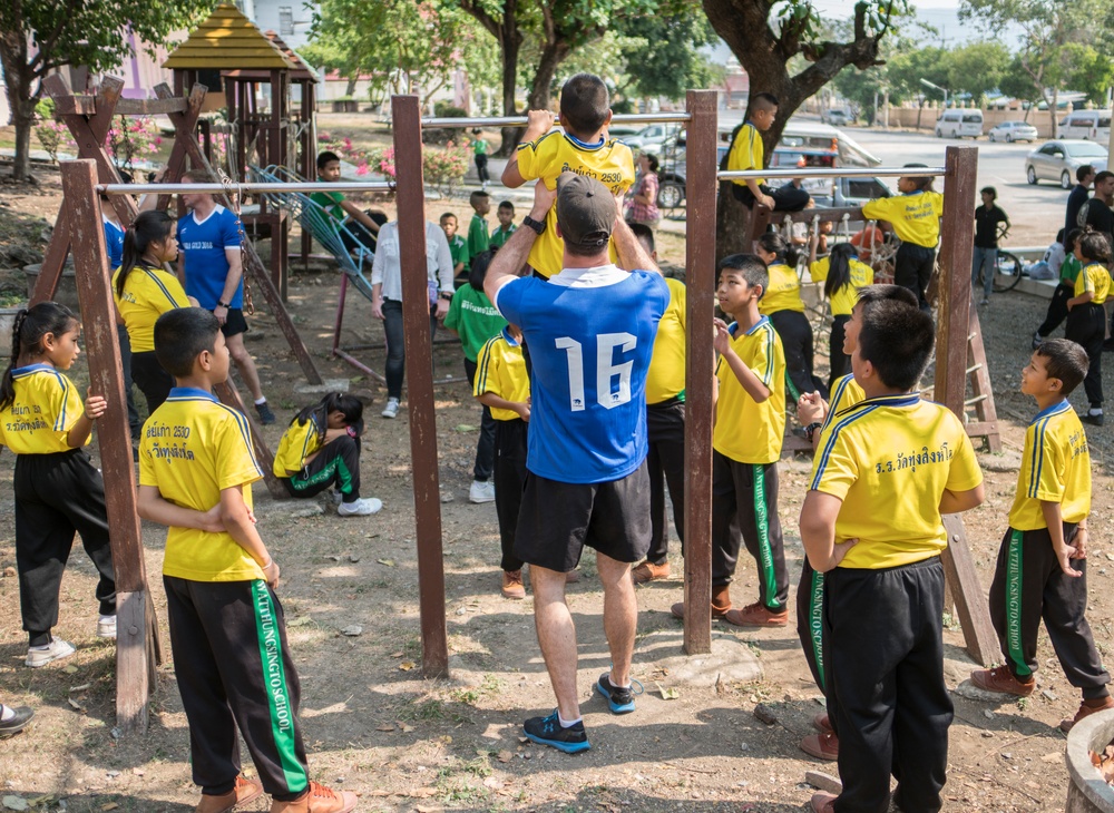 Airmen bring charity to local Thai school