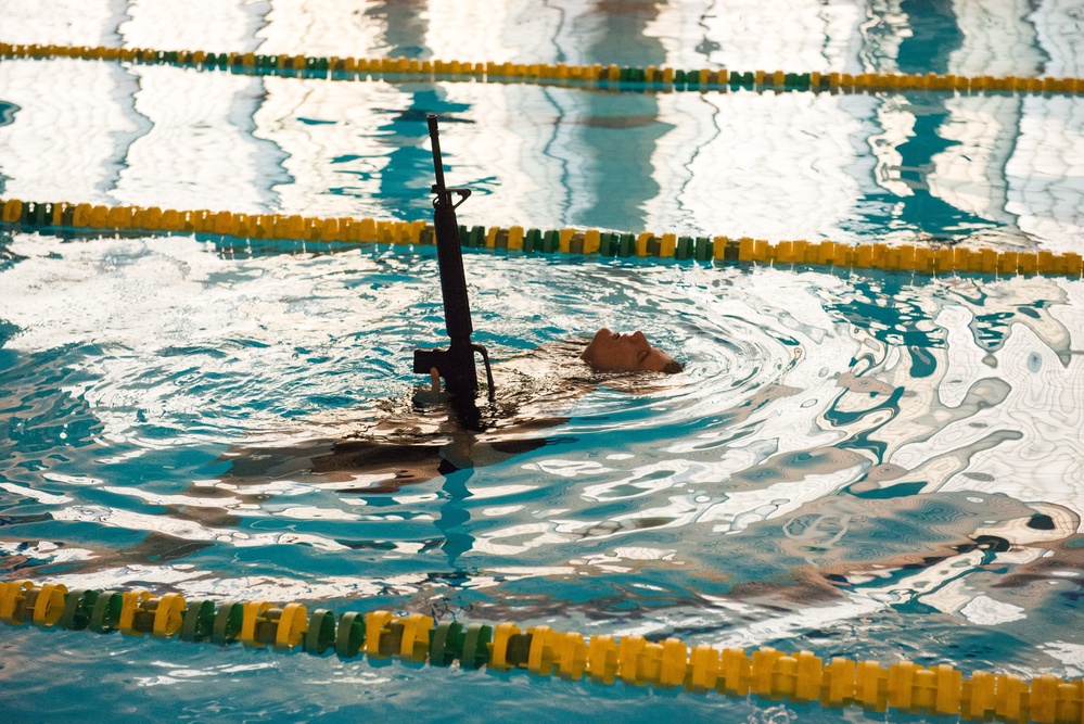 USAG Benelux Best Warrior Competition at Swimming Pool