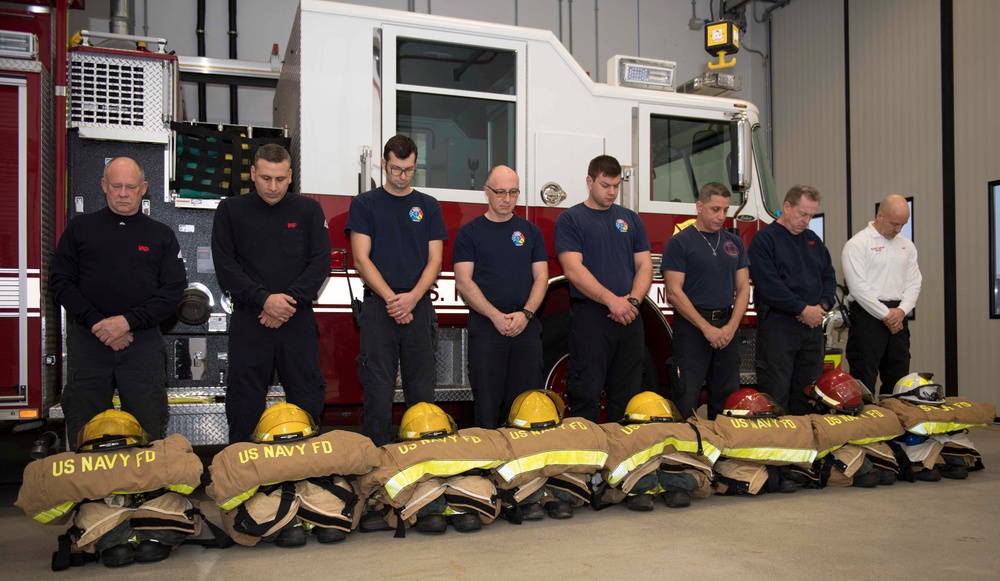 NSF Deveselu Fire and Emergency Personnel Hold Last Alarm Ceremony