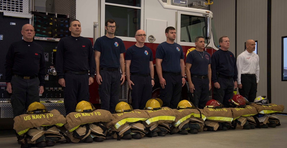 NSF Deveselu Fire and Emergency Personnel Hold Last Alarm Ceremony