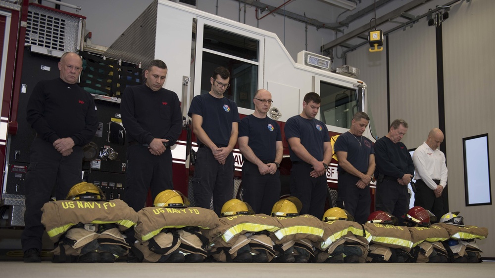 NSF Deveselu Fire and Emergency Personnel Hold Last Alarm Ceremony