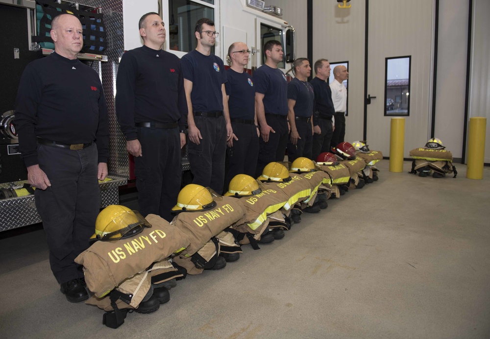 NSF Deveselu Fire and Emergency Personnel Hold Last Alarm Ceremony