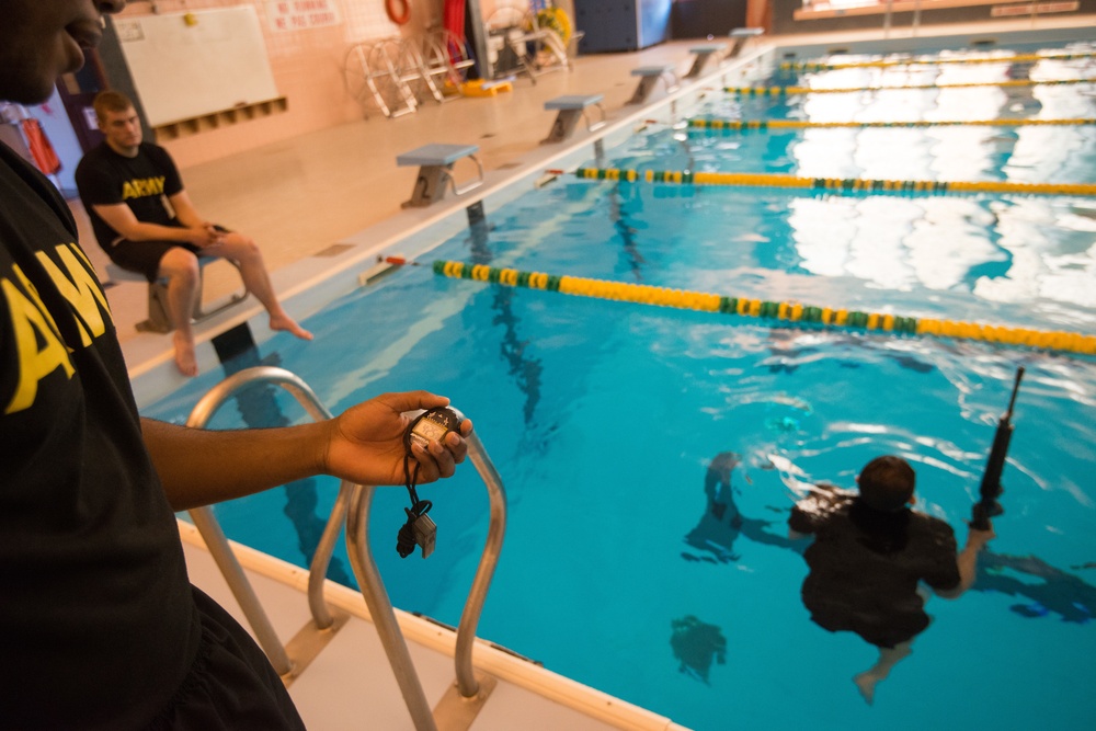 USAG Benelux Best Warrior Competition at Swimming Pool