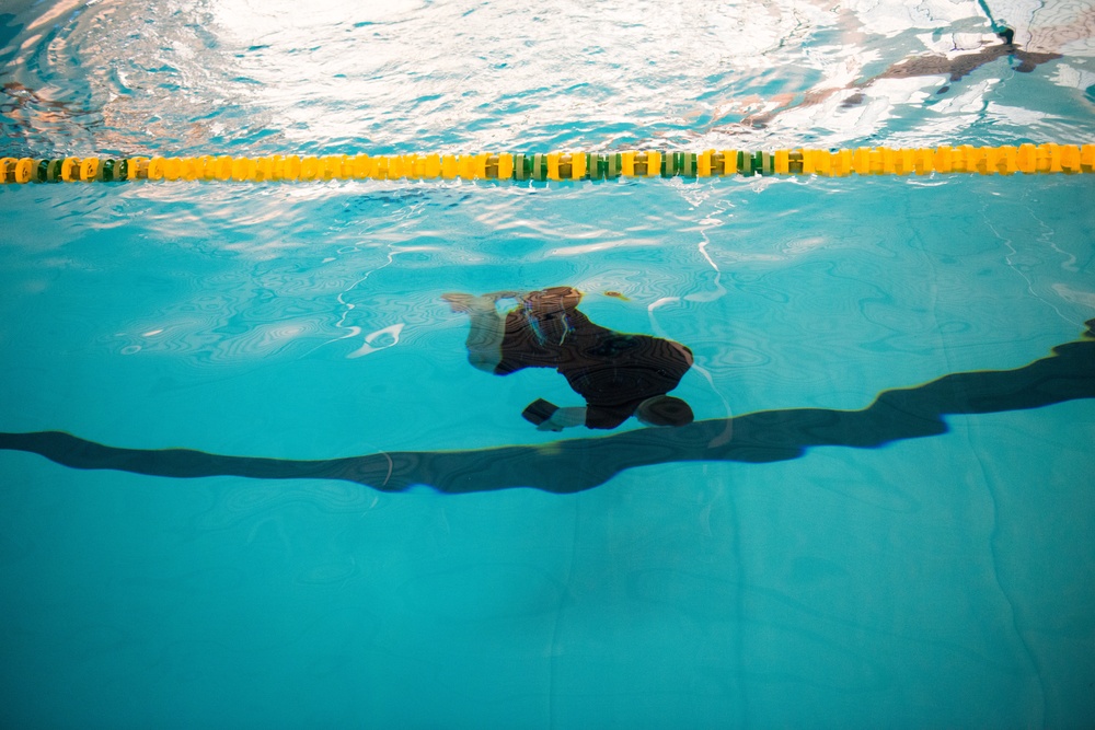 USAG Benelux Best Warrior Competition at Swimming Pool