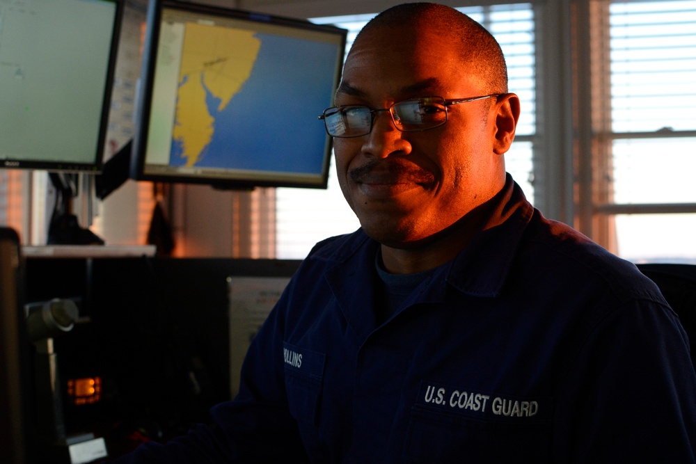 Watchstanding in Coast Guard Station Indian River
