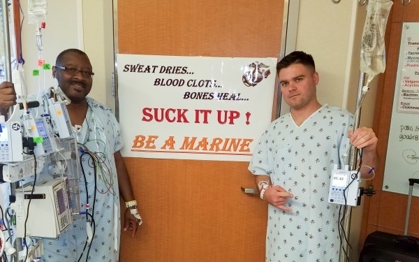 Marine volunteers as living organ donor, changes colleague’s life