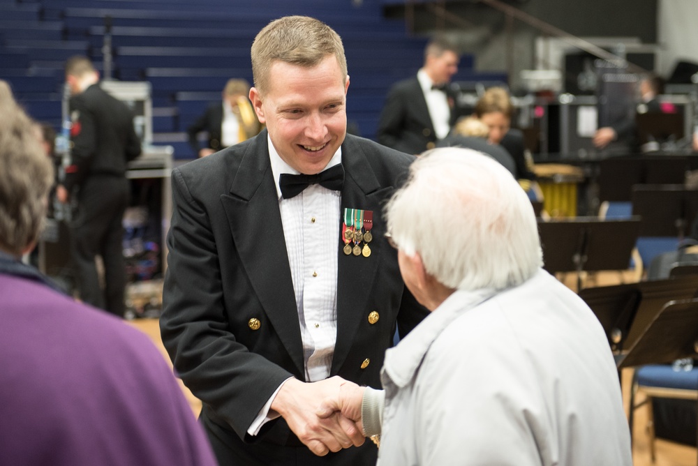 Navy Band visits Price