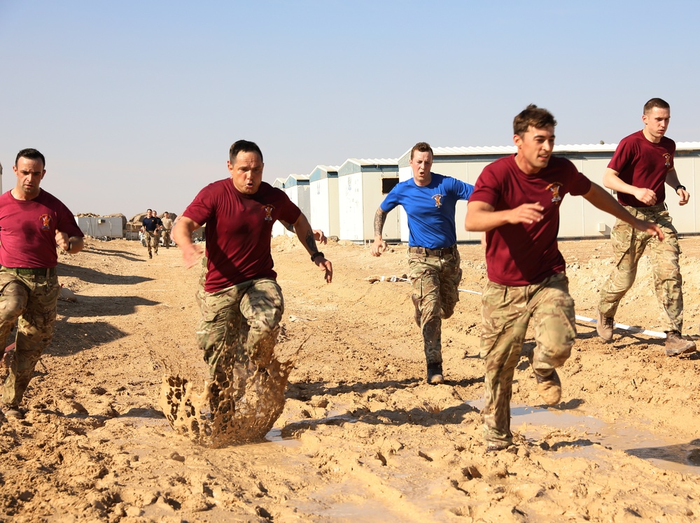 Highland Games Competition at Camp Al Asad