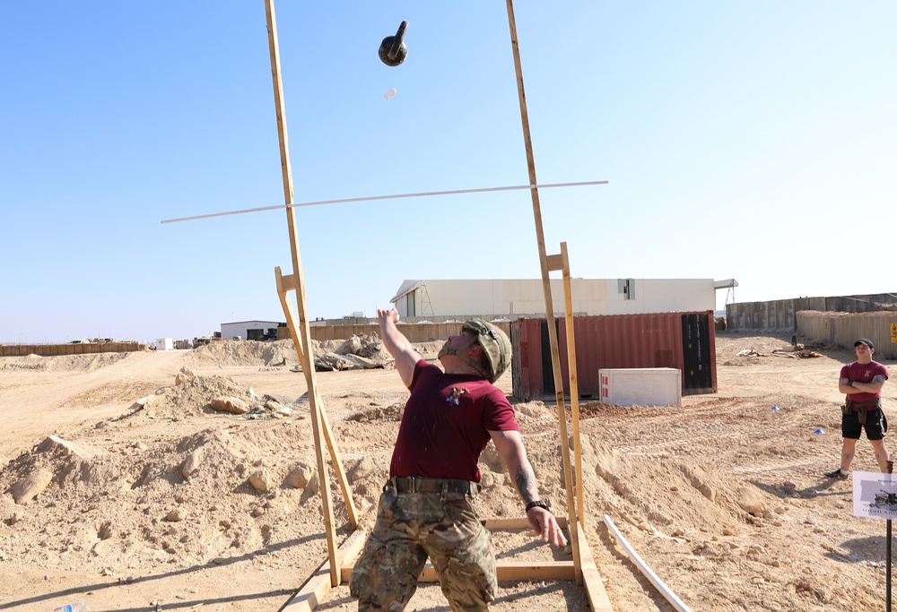 Highland Games Competition at Camp Al Asad