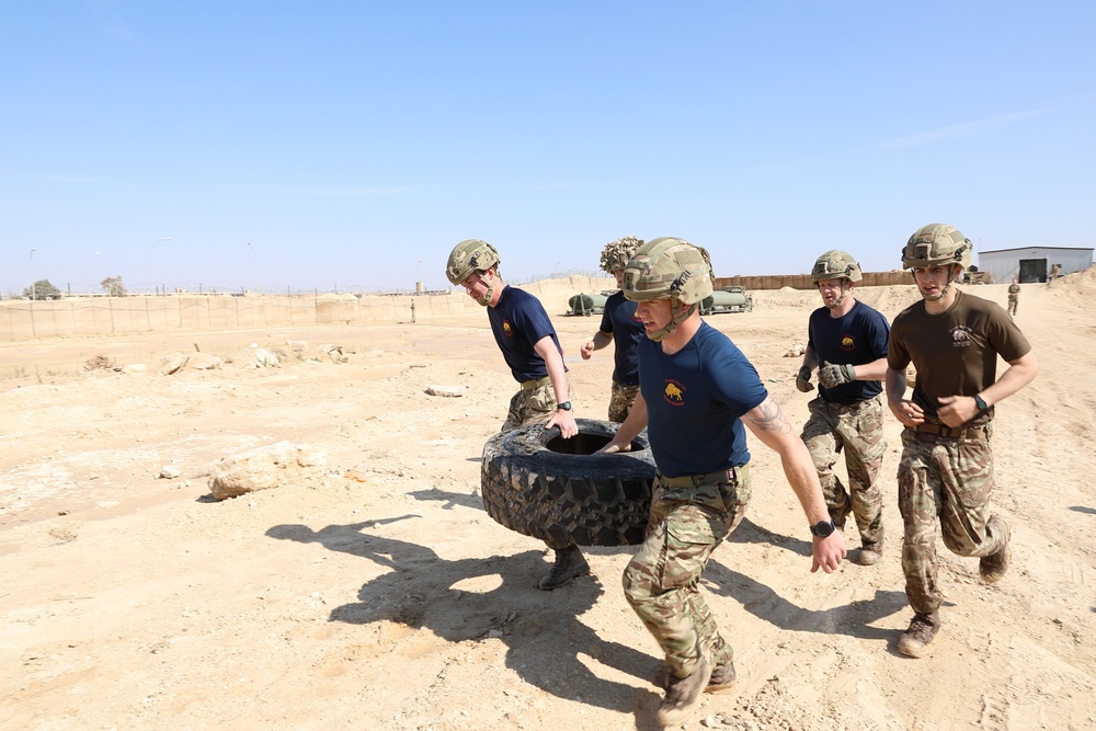 Highland Games Competition at Camp Al Asad