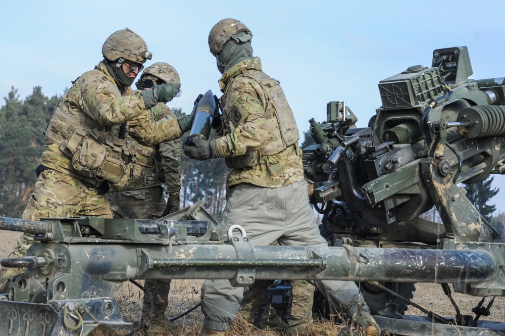 4-319th AFAR Live Fire Exercise