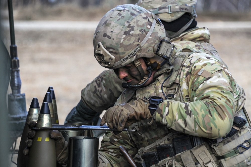 4-319th AFAR Live Fire Exercise