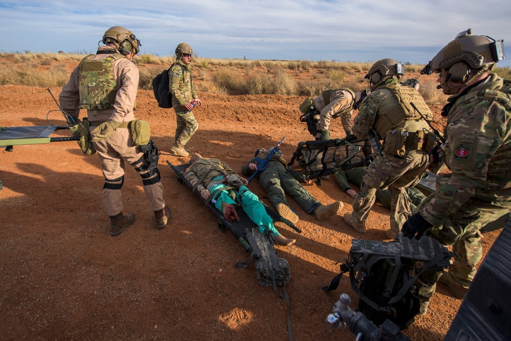 Danish Medics ride with the 9th SOS during Emerald Warrior