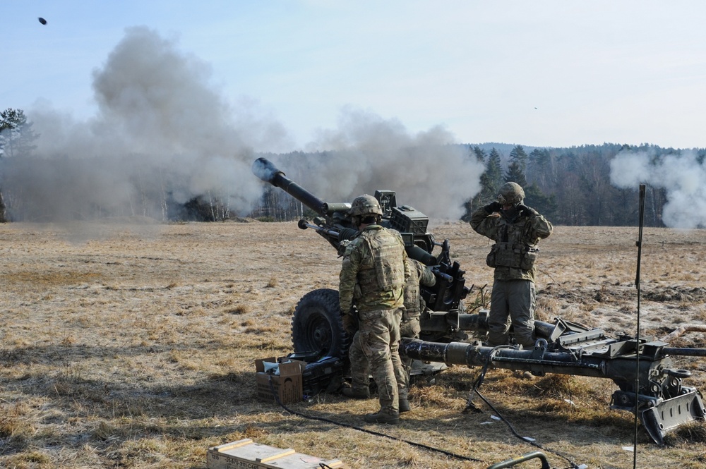 4-319th AFAR Live Fire Exercise