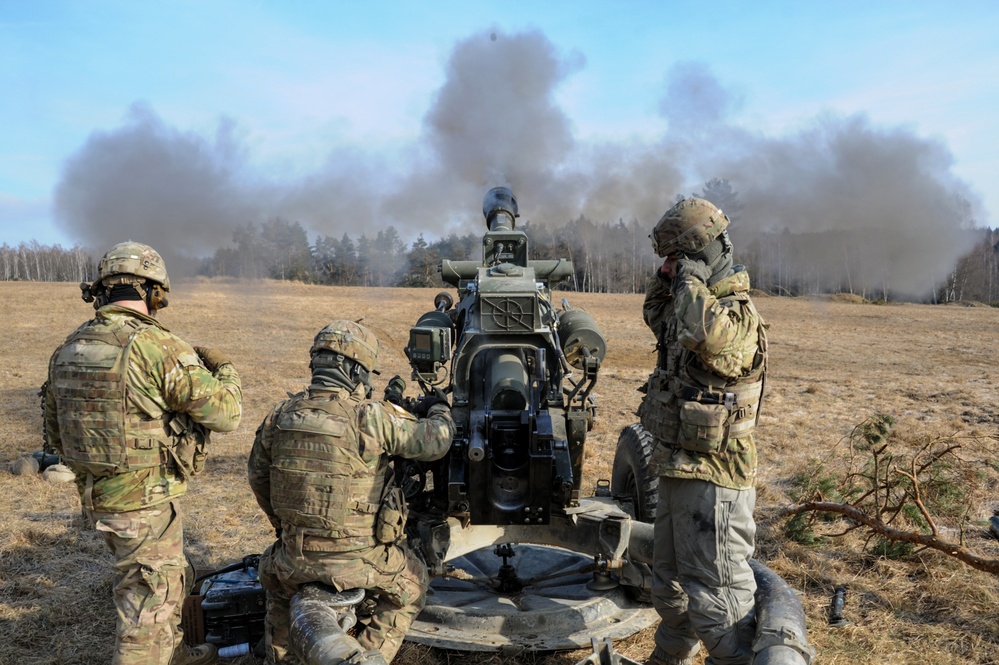 4-319th AFAR Live Fire Exercise