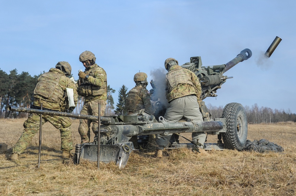 4-319th AFAR Live Fire Exercise