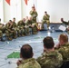 U.S. and British paratroopers train together at Grafenwoehr, Germany
