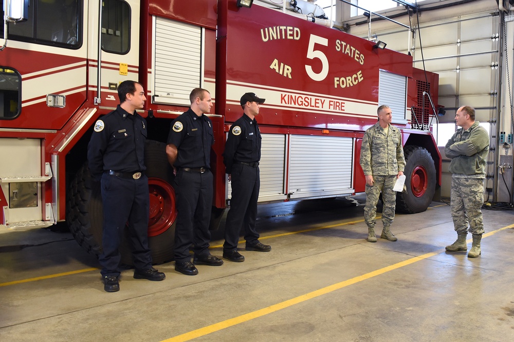 Oregon TAG visits Kingsley Field