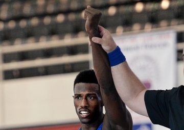 Marine defeats number one ranked wrestler in U.S. at the Armed Forces Wrestling Championship