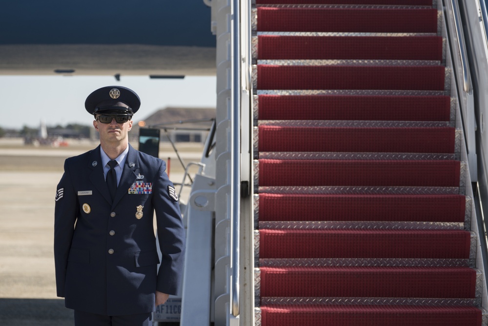 89 AW supports VP trip to Tenn.