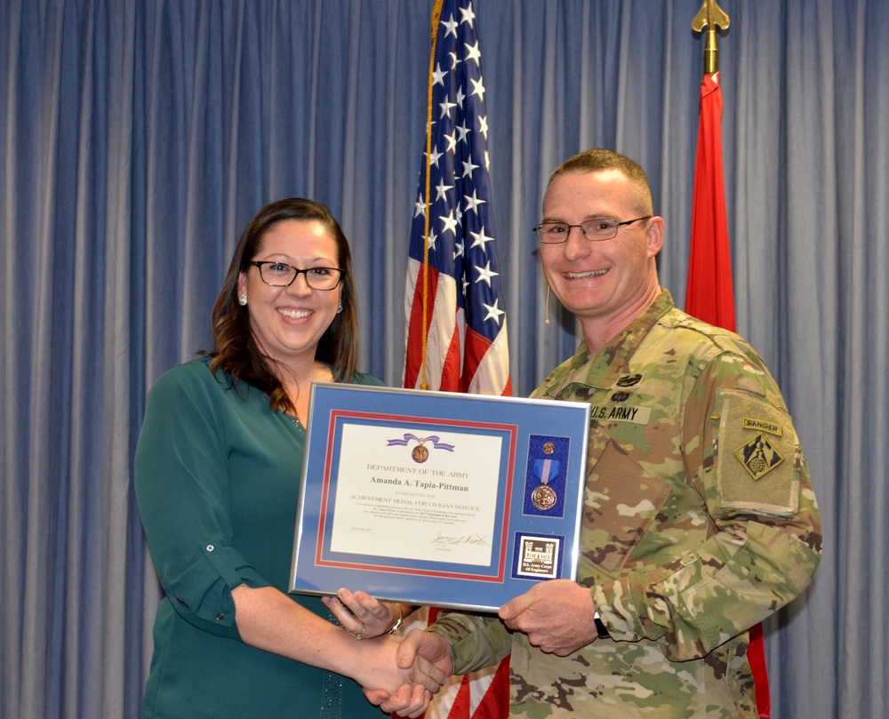 Amanda Tapia-Pittman Selected as USACE Albuquerque District’s Employee of the Year