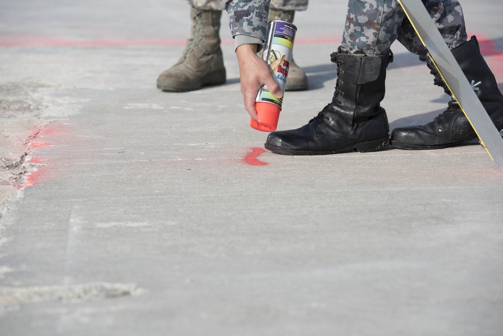 18th Civil Engineer Squadron trains Japan Air Self-Defense Force on airfield repair