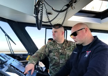 Army boatmen train firefighters in California