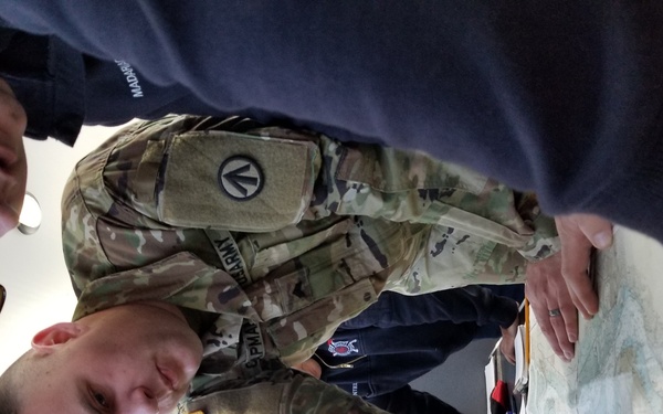 Army boatmen train firefighters in California