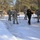Cold-Weather Operations Course Class 18-05 students practice snowshoeing at Fort McCoy Cold-Weather Operations Course Class 18-05 students practice snowshoeing at Fort McCoy