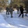 Cold-Weather Operations Course Class 18-05 students practice snowshoeing at Fort McCoy Cold-Weather Operations Course Class 18-05 students practice snowshoeing at Fort McCoy