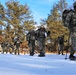 Cold-Weather Operations Course Class 18-05 students practice snowshoeing at Fort McCoy