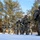 Cold-Weather Operations Course Class 18-05 students practice snowshoeing at Fort McCoy Cold-Weather Operations Course Class 18-05 students practice snowshoeing at Fort McCoy