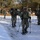 Cold-Weather Operations Course Class 18-05 students practice snowshoeing at Fort McCoy Cold-Weather Operations Course Class 18-05 students practice snowshoeing at Fort McCoy