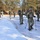 Cold-Weather Operations Course Class 18-05 students practice snowshoeing at Fort McCoy Cold-Weather Operations Course Class 18-05 students practice snowshoeing at Fort McCoy