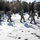 Cold-Weather Operations Course Class 18-05 students practice snowshoeing at Fort McCoy Cold-Weather Operations Course Class 18-05 students practice snowshoeing at Fort McCoy