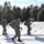 Cold-Weather Operations Course Class 18-05 students practice snowshoeing at Fort McCoy Cold-Weather Operations Course Class 18-05 students practice snowshoeing at Fort McCoy