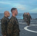 Fox Company Promotes Marines at Sea