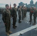 Fox Company Promotes Marines at Sea