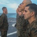 Fox Company Promotes Marines at Sea