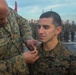 Fox Company Promotes Marines at Sea